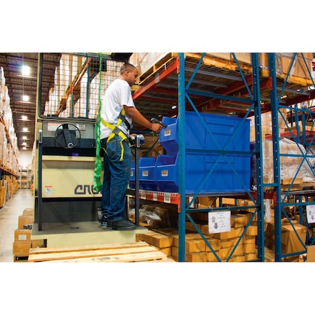 Quantum Storage Systems Storage Rack Bin, Plastic, Gray, 17-1/2 in H, 19-7/8 in W QRB206GY